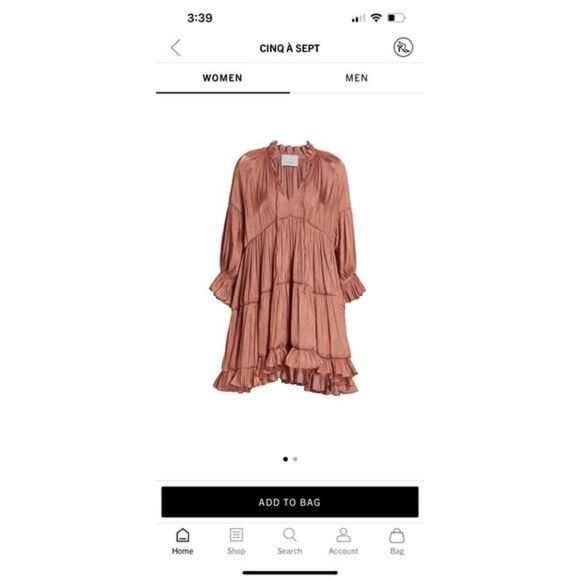 CINQ a Sept Phyllis Peasant Dress Size 0 NWT - Picture 2 of 5